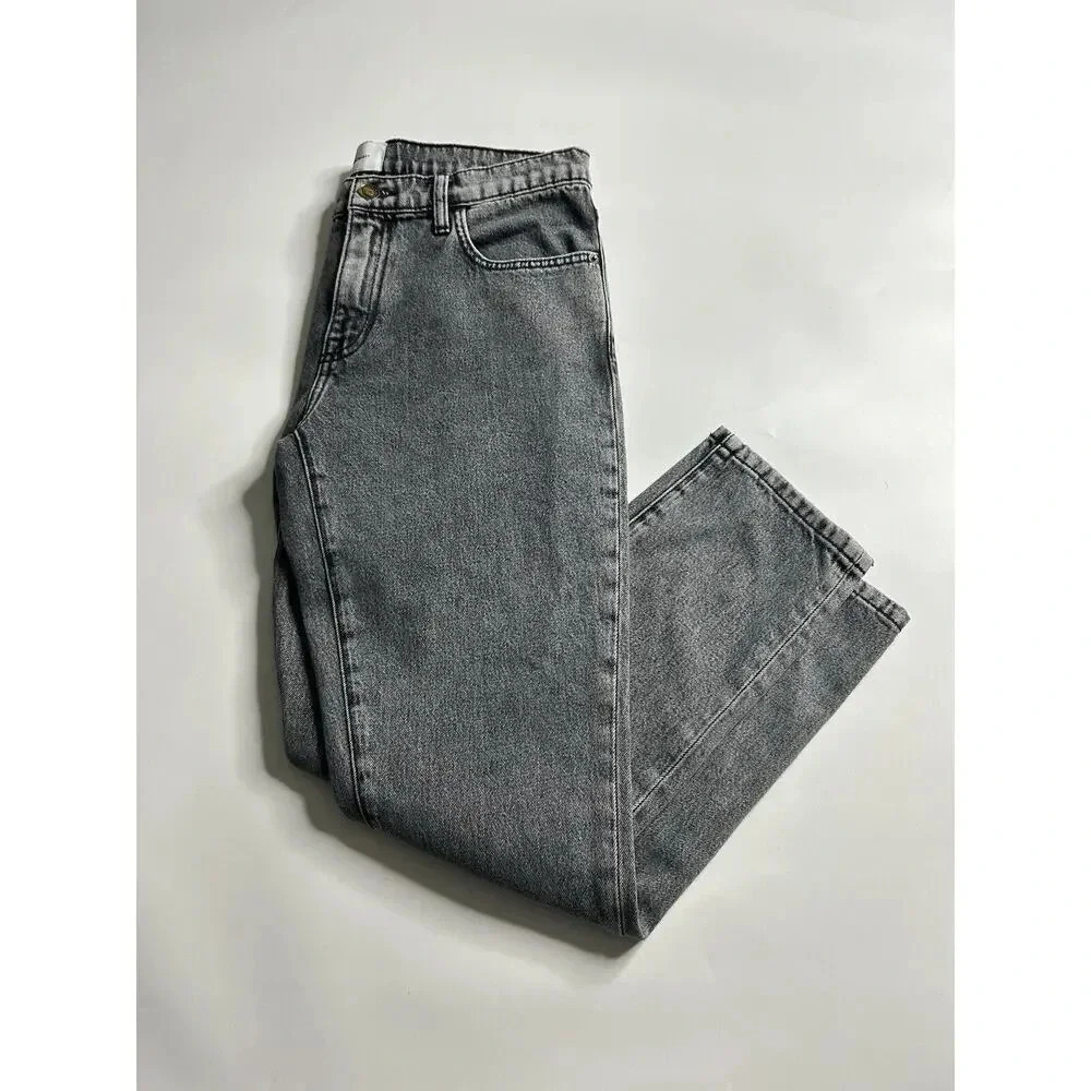 Current/Elliott Gray Straight Leg Jeans